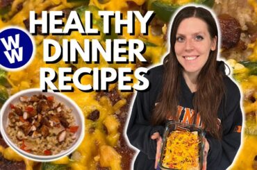 3 SIMPLE & HEALTHY Dinner Recipes For Weight Loss | weightwatcher points | High Protein Dinner Ideas
