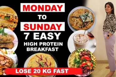 Monday to Sunday 10 minute breakfast recipes | 7 Easy breakfast |7 Healthy Breakfast|Dr.Shikha Singh