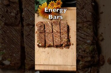 *Homemade Energy Bar | No Sugar, No Preservatives | Healthy Snack Recipe*