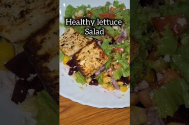 Healthy lettuce salad#shorts#recipe #cooking