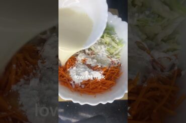 Healthy breakfast idea! Just cabbage carrots and eggs! #food #healthy #shorts