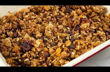 Homemade Granola Recipe | Healthy Sehri Meal Ideas For Weightloss | Quick and Healthy Sehri Recipes