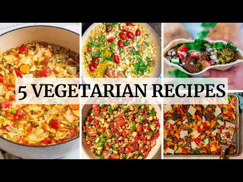5 Easy Vegetarian Recipes (Healthy Mediterranean Diet Recipes!) 5 Easy Vegetarian Recipes (Healthy Mediterranean Diet Recipes!)