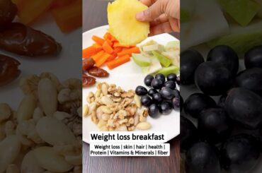 5 Minutes Healthy breakfast| Low Calories |No cooking #Nooil #rawfood #fruits #nutrition #shorts