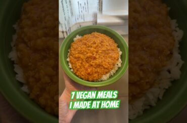 7 #VeganMeals I Made at Home Week 43 #meatlessmonday