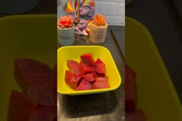 Beetroot Chapatti for Dinner #food #dinner #whattocook #reels #lunchbox #cooking #video #shorts