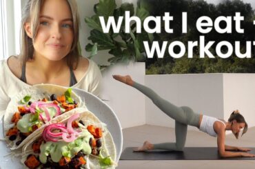 What I eat in a day & workout to stay healthy // easy home recipes