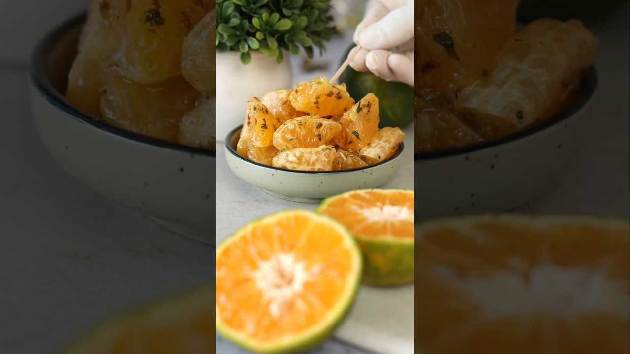 Chatpata Orange Chaat Recipe | Tangy & Spicy Fruit Chaat | Easy Snack Chatpata Orange Chaat Recipe | Tangy & Spicy Fruit Chaat | Easy Snack