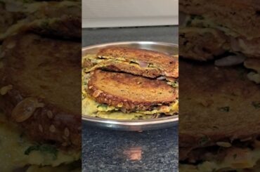 Healthy Multigrain Bread Omelette #omellete #health #motivation #food #shorts #viralvideo