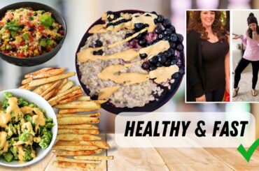 3 Quick & Easy Vegan Meals in Minutes | Healthy Plant-Based Recipes