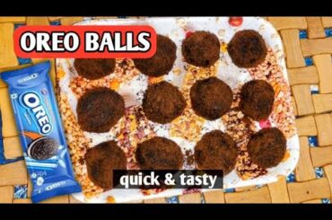 Tasty Oreo Balls Recipe| Healthy snacks recipe in tamil
