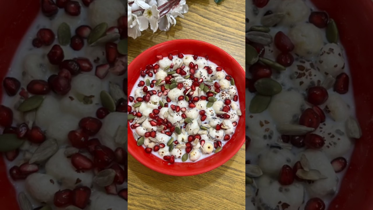 Crunchy Makhana Nut Mix | Quick & Healthy Snack with Pomegranate & Honey Crunchy Makhana Nut Mix | Quick & Healthy Snack with Pomegranate & Honey