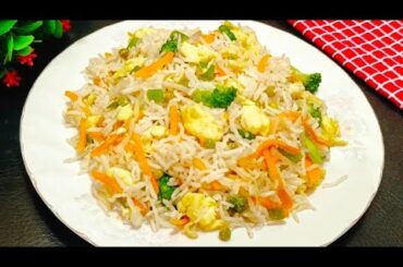 Healthy dinner ideas for weight loss! Food Recipes Easy at home! Delicious egg fried rice recipe