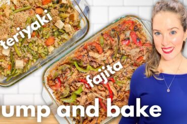 2 Healthy Meal Prep DUMP AND BAKE Vegan Casseroles (Gluten-Free)