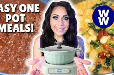 5 EASY & HEALTHY SLOW COOKER ONE POT MEALS!! | WEIGHT WATCHERS