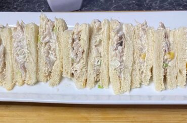 Chicken Sandwiches | Iftari or kids lunch box delicious cold chicken sandwich