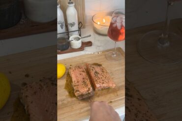 Healthy dinner ideas; air fried salmon & mashed potatoes  #cooking #dinner #dinnerideas #recipes