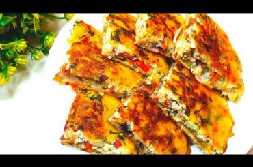 Crispy & healthy vegetable pancake recipe | vegetable pancake recipe for weight loss |veggie pancake