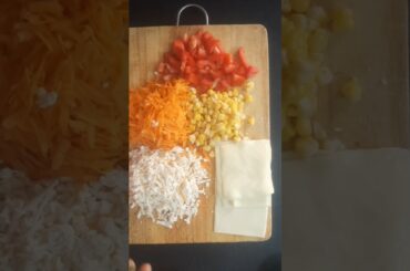 Easy healthy Breakfast, dinner, wheat vege sandwich