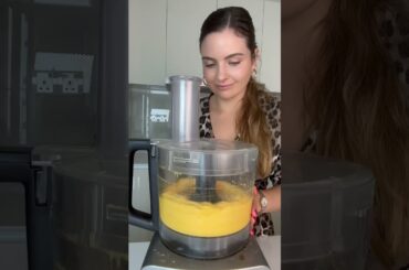 1 ingredient Mango Sorbet! #mango #mangosorbet #healthyrecipes #sorbet