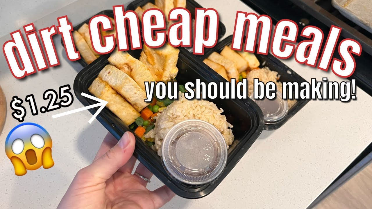 Dirt Cheap Meals You Should Be Making! $1 Meals Ideas! Cheap Healthy Meals that DON’T SUCK! Dirt Cheap Meals You Should Be Making! $1 Meals Ideas! Cheap Healthy Meals that DON’T SUCK!