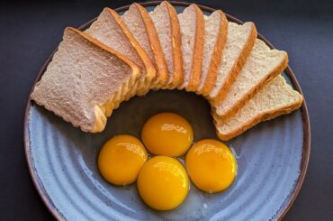 Just Bread & Eggs Better than Pizza! Healthy Breakfast ideas. 5 Minutes Simple Recipes.