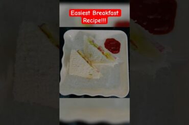 Easiest and Instant Breakfast recipe | Bread Sandwich without fire #breakfastrecipe #breadsandwich