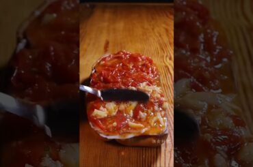 TOMATO CHEESE Bread is good for Breakfast! #food #cooking #shorts #foodlover #delicious