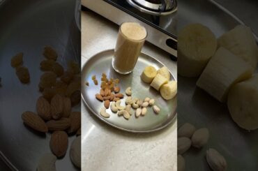 Healthy Breakfast Recipe | Smoothie Red Banana Nuts #shortsfeed #shortsvideo #tamilshorts #shorts