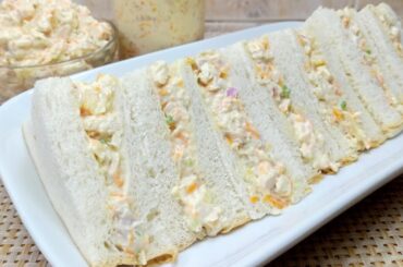 SIKRETO SA NAPAKASARAP NA CHICKEN SANDWICH! CREAMY, MALINAMNAM AT MASUSTANSYA PA!