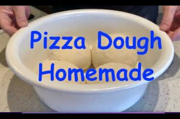 Pizza dough homemade recipe easy Italian healthy cooking can be frozen time saver flat bread recipes