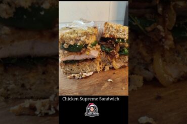 Chicken Supreme Sandwich. #chickensandwich #youtubeshorts #shortsviral #trendingshorts #fypage #fyp