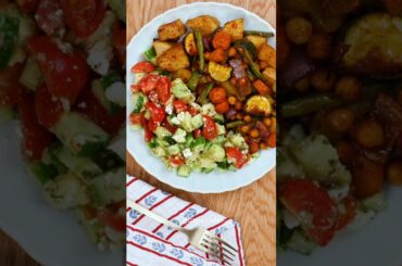 avocado & feta salad #recipe #salad #shorts