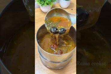 Lunch Recipe:Rice n Rasam | mutton masala fry #shortsfeed #lunchideas #lunchbox