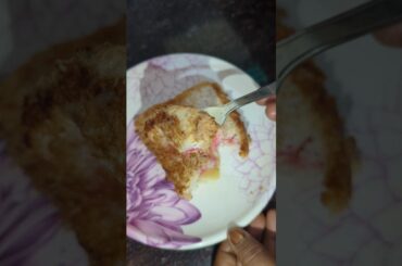 Viral Yummy Banana Bread Toast | Quick & Easy Snack #shortsfeed #shorts#ytshorts #breadrecipe#snacks