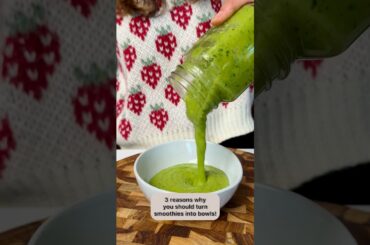 TURN YOUR SMOOTHIE INTO A BOWL! @cookingforpeanuts Add toppings for texture, and more protein!