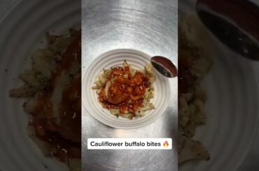 Spicy cauliflower bites: healthy snack recipe #cauliflowerrecipes