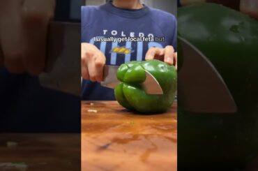 Quick Greek-Inspired Salad #greeksalad #wholefood #dinner #healthy #foodinspo #feta #mediterranean