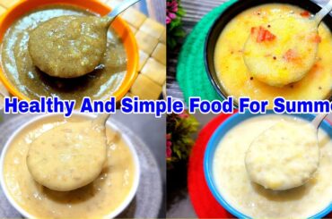 4 Simple Baby Food Recipes For Summer Age 1-5 Years | Summer Food For Baby | Healthy Food Bites