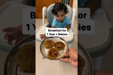 Breakfast for 1 Year + Babies #babyfoodrecipe #babyfood
