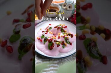 NON-FRIED DAHI BHALLA/HEALTHY DAHI VADA #arunavijay #recipe #holi #dahibhalla #festival #holifood