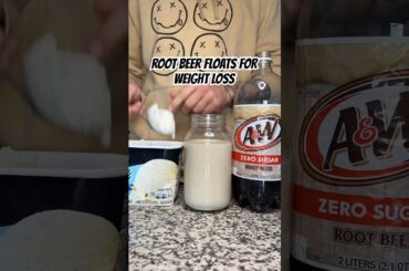 Low Calorie Protein Root Beer Floats!