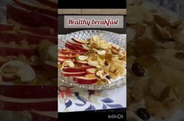 5 minute breakfast for busy girl #healthybreakfast #muesli #easyrecipe #dryfruits #viralshort