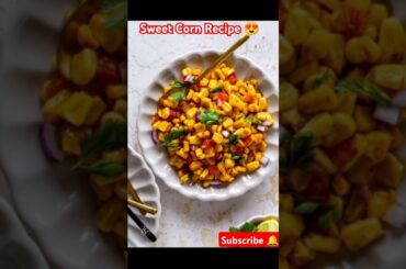 Sweet Corn Recipe | healthy snack | low calorie snacks |  #ytshorts #short#shorts #vijaykumarviner