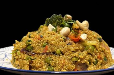 Protein-Packed vegetable Quinoa Rice for weight loss | Quick & Healthy Vegan & Gluten-Free Recipe