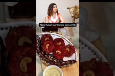 Akshay Kumar Favourite Beet Root Tikki |Celebrities Recipe #shorts #utubeshorts #celebrityfood