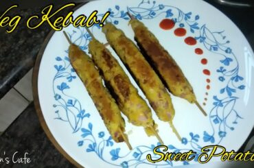 Healthy Evening Snacks for kids - Sweet Potatoes Kebabs! Veg Kebab Recipe!
