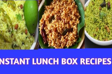 3 Ways Lunch Recipes|Healthy and Tasty Breakfast|Usha Food Lab