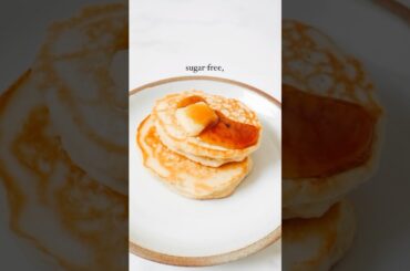 Healthy Pancakes: Only 3 Ingredients! (Vegan, Gluten-Free, Dairy-Free)