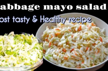 Coleslaw salad recipe.Health cabbage salad recipe.